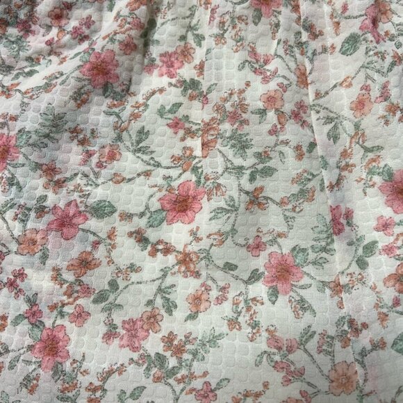 Bailey Rose Floral Elastic Ruffle Waist High Rise Shorts with Liner Size Small - Picture 3 of 11